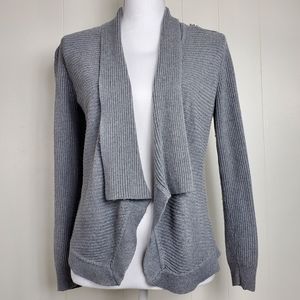 White House Black Market open front wool sweater